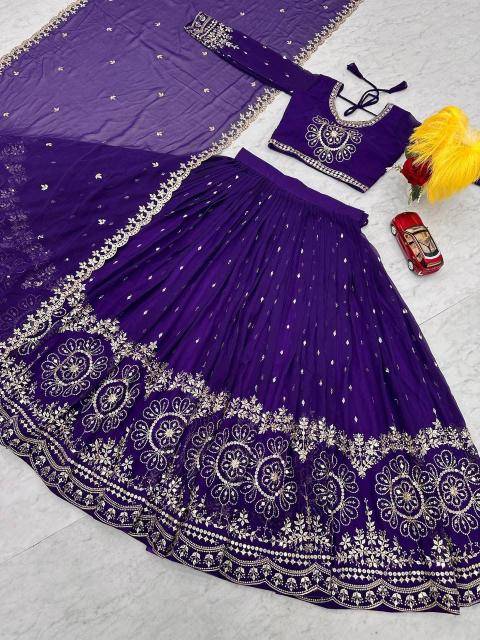 Launching Embroidery PF 016 Georgette Lehenga choli suppliers in Pune